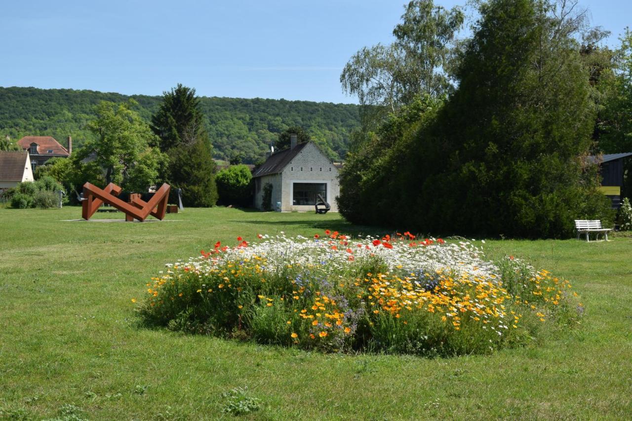 Gite Dans Parc De Sculptures - Gite "Pondichery" Port-Mort Exteriör bild