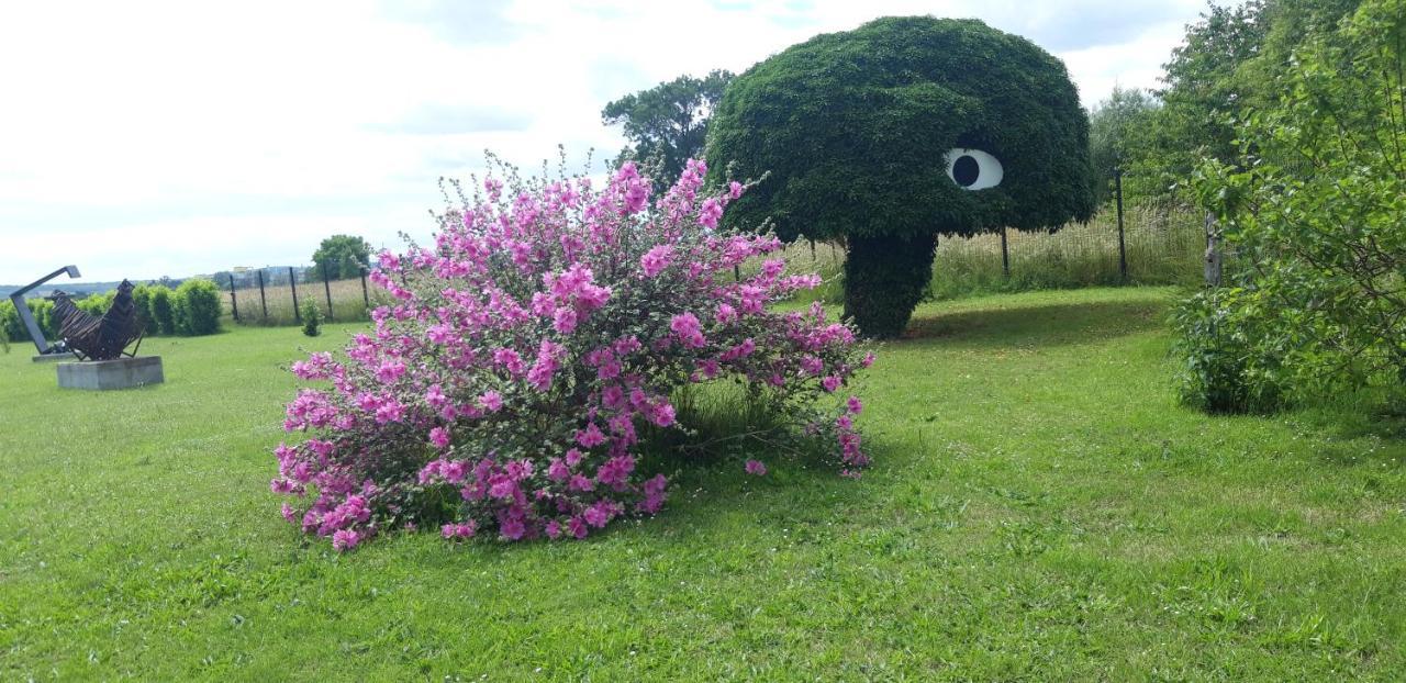 Gite Dans Parc De Sculptures - Gite "Pondichery" Port-Mort Exteriör bild