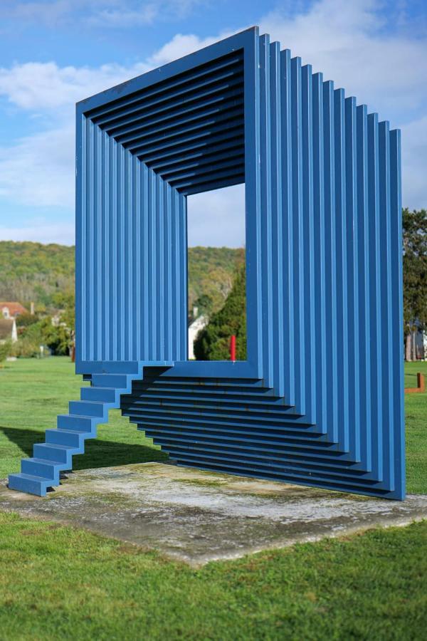 Gite Dans Parc De Sculptures - Gite "Pondichery" Port-Mort Exteriör bild