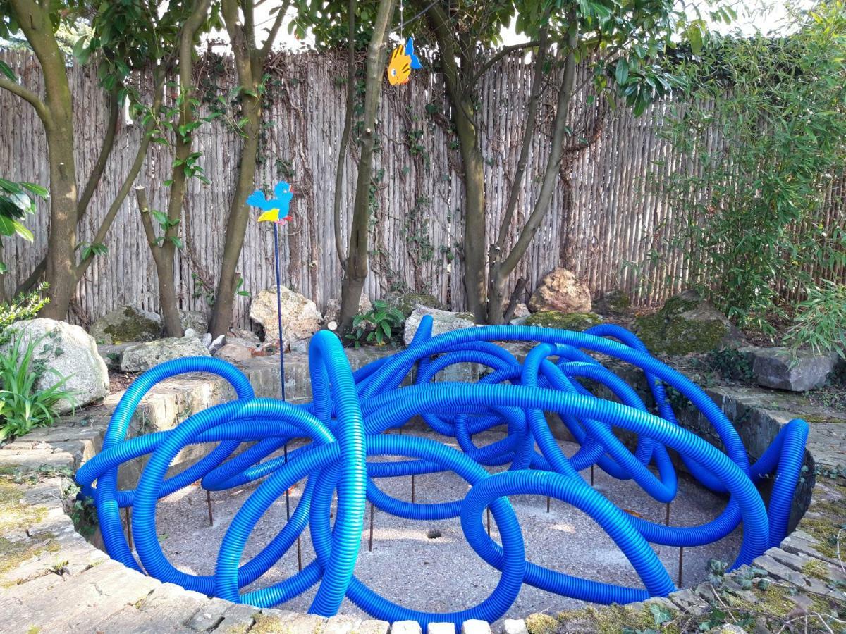 Gite Dans Parc De Sculptures - Gite "Pondichery" Port-Mort Exteriör bild
